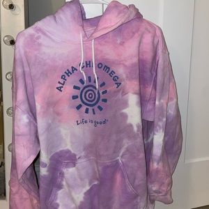 Tie dye Alpha Chi Sweatshirt